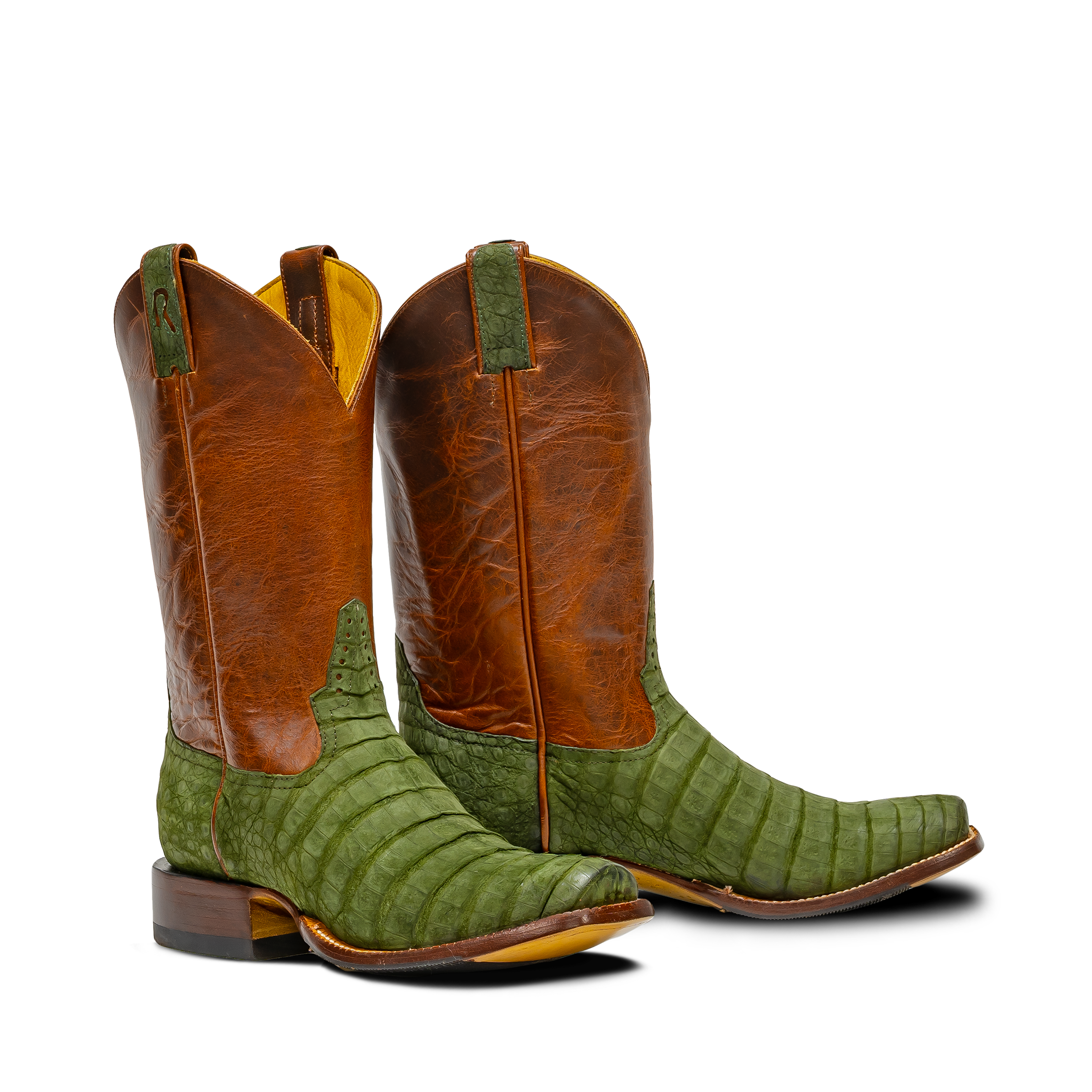 Rod Patrick 18893 Olive Sueded Crocodile