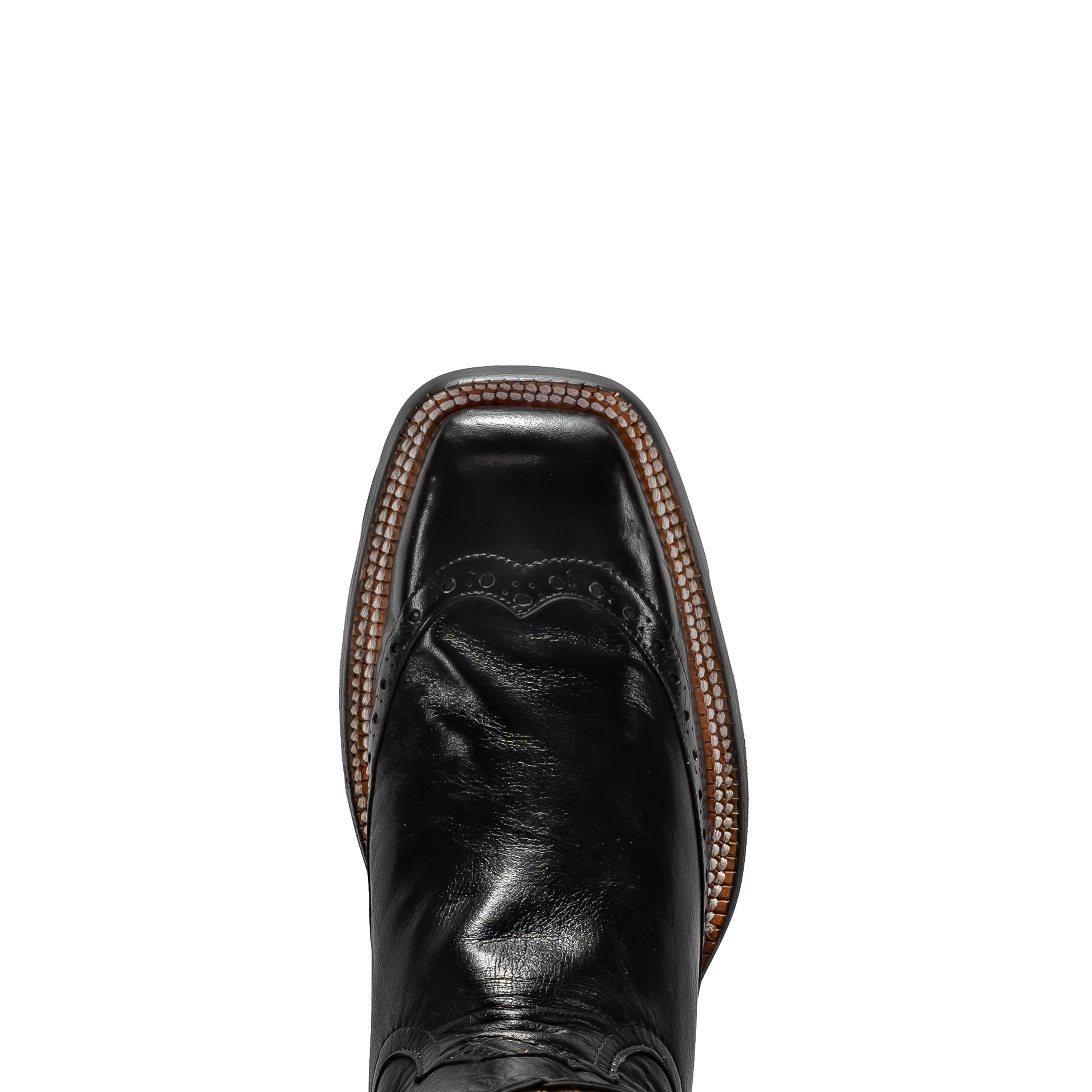 ROD PATRICK RPM226 BLACK CALF WITH BLACK WING TIP (E)